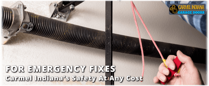 Broken Garage Door Spring Carmel Indiana